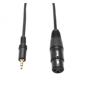 Snake XLR3pin Jack female to 3.5mm stereo Aux cable